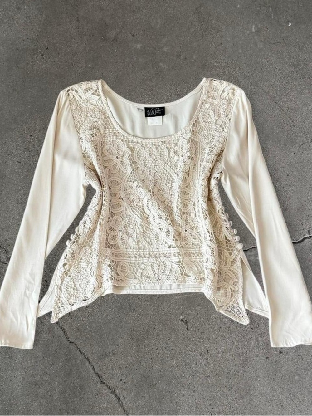 Vintage Ribbon Lace Bohemian Top